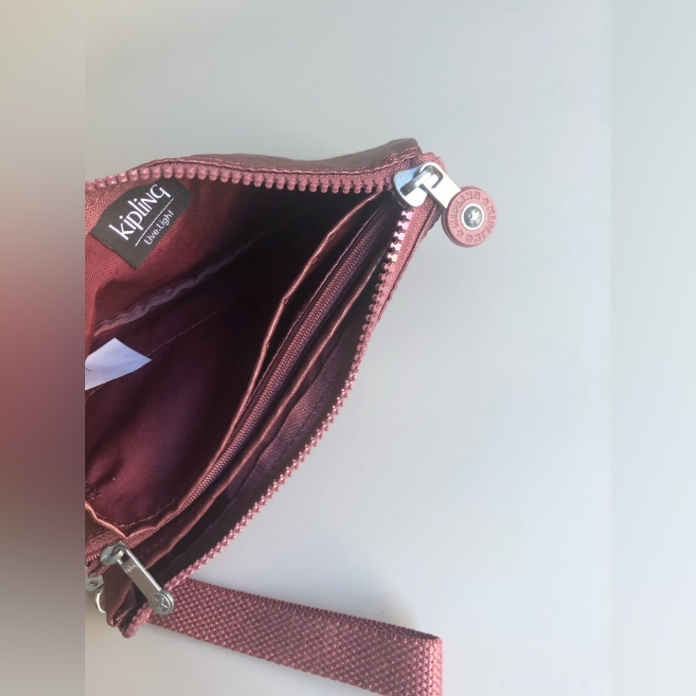 Kipling Creativity Small Purse Metallic Pink - Picture 4 of 11
